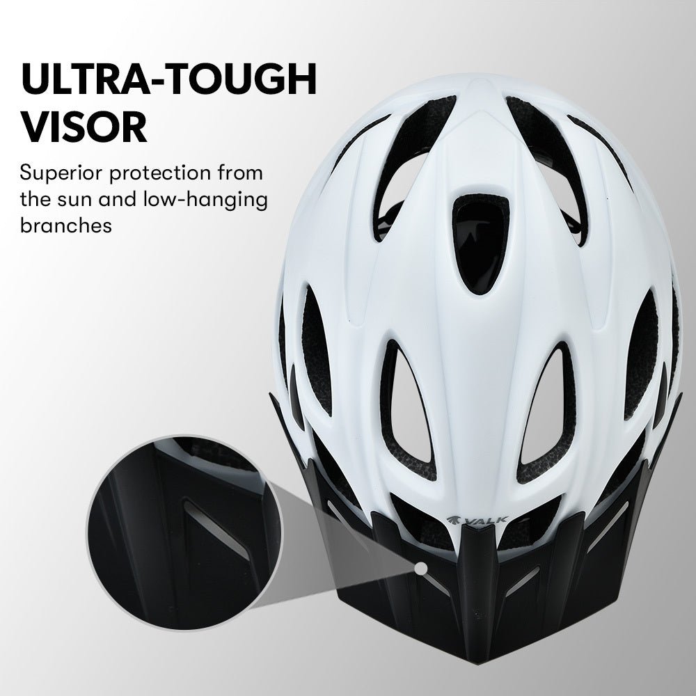 VALK Mountain Bike Helmet Large 58 - 61cm Bicycle MTB Cycling Safety Accessories - Outdoorium