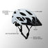 VALK Mountain Bike Helmet Large 58 - 61cm Bicycle MTB Cycling Safety Accessories - Outdoorium