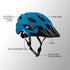 VALK Mountain Bike Helmet Large 58 - 61cm Bicycle MTB Cycling Safety Accessories - Outdoorium