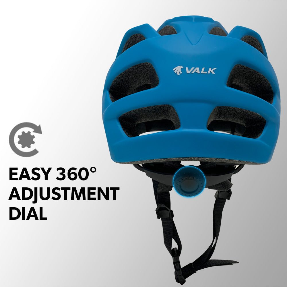 VALK Mountain Bike Helmet Large 58 - 61cm Bicycle MTB Cycling Safety Accessories - Outdoorium