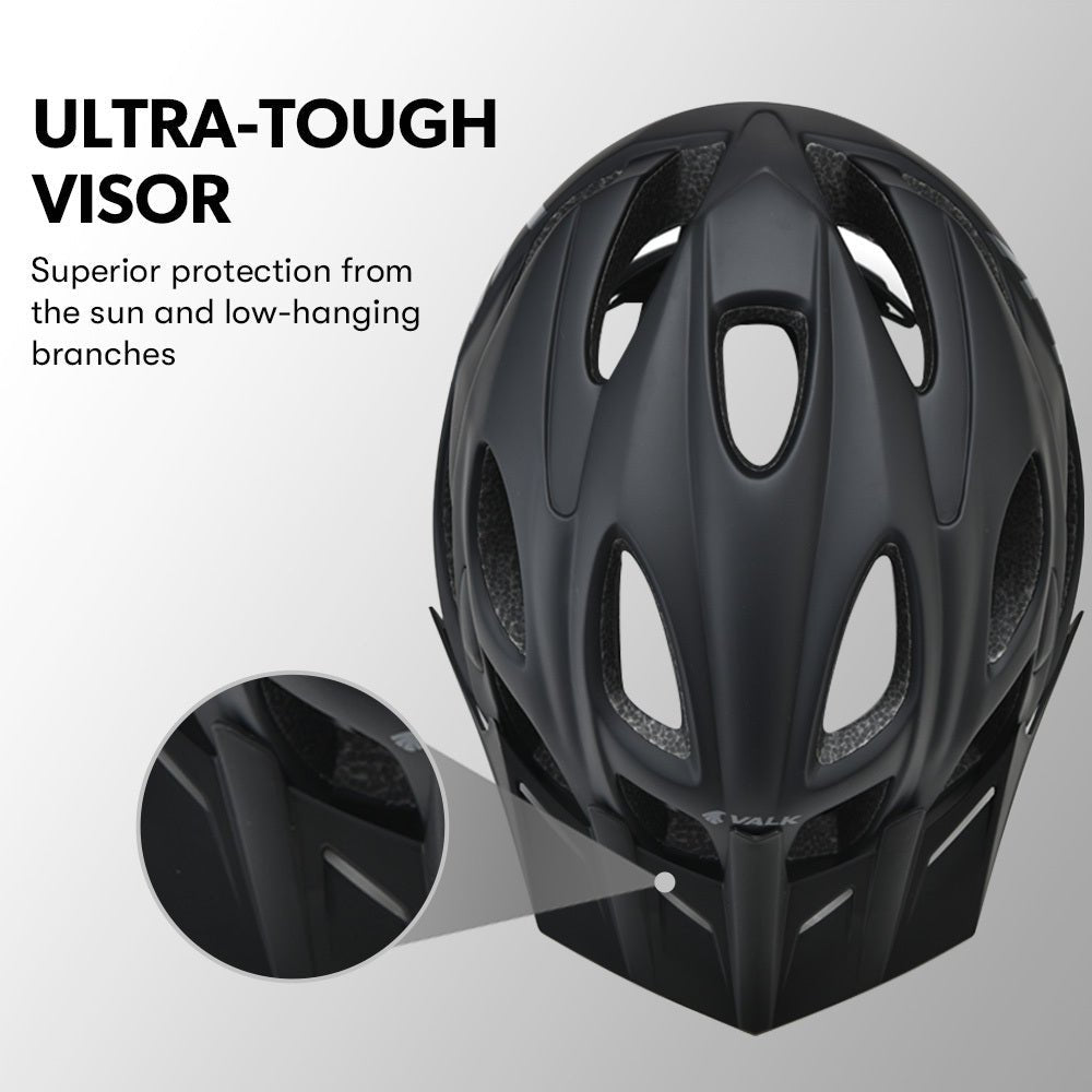 VALK Mountain Bike Helmet Small 54 - 56cm Bicycle MTB Cycling Safety Accessories - Outdoorium