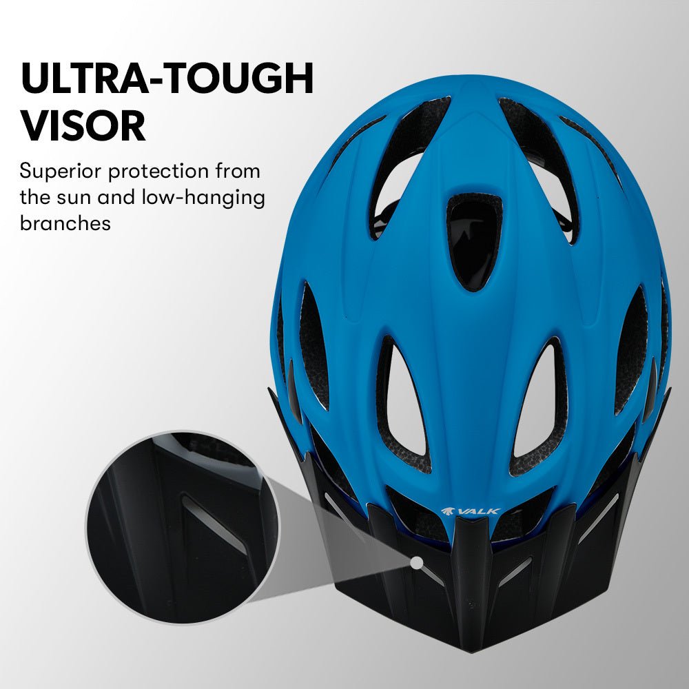 VALK Mountain Bike Helmet Small 54 - 56cm MTB Bicycle Cycling Safety Accessories - Outdoorium