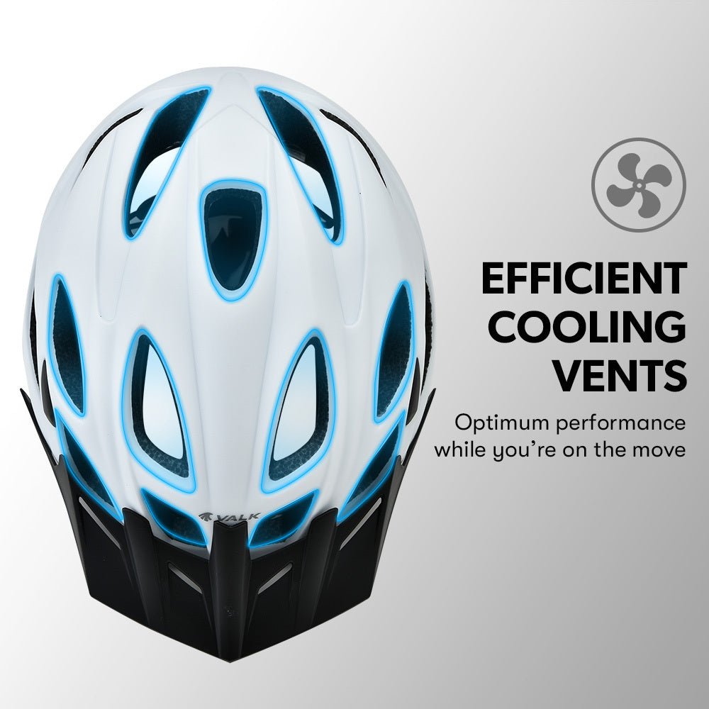 VALK Mountain Bike Helmet Small 54 - 56cm MTB Bicycle Cycling Safety Accessories - Outdoorium