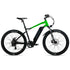 VALK MX7 Electric Bike, Medium frame Mountain ebike, Black and Lime Green - Outdoorium