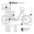 VALK Nomad Electric Fat Tyre Bike, 350W, 32km/hr, Throttle ebike, Disc Brakes, Step - Through Alloy, Shimano 7 spd, 20x4" Kenda Tyres, Suspension, Black - Outdoorium