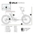 VALK Nomad Electric Fat Tyre Bike, 350W, 32km/hr, Throttle ebike, Disc Brakes, Step - Through Alloy, Shimano 7 spd, 20x4" Kenda Tyres, Suspension, White - Outdoorium