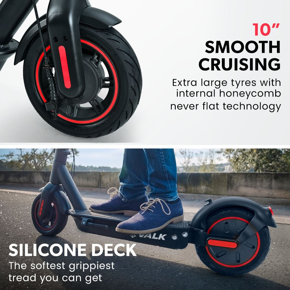VALK Synergy 7 MkII 500W Electric Scooter 37V 15Ah Battery Foldable E - Scooter Adult Ride On | Outdoorium