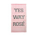 Velour Cotton Printed Beach Towel Way Rose | Outdoorium