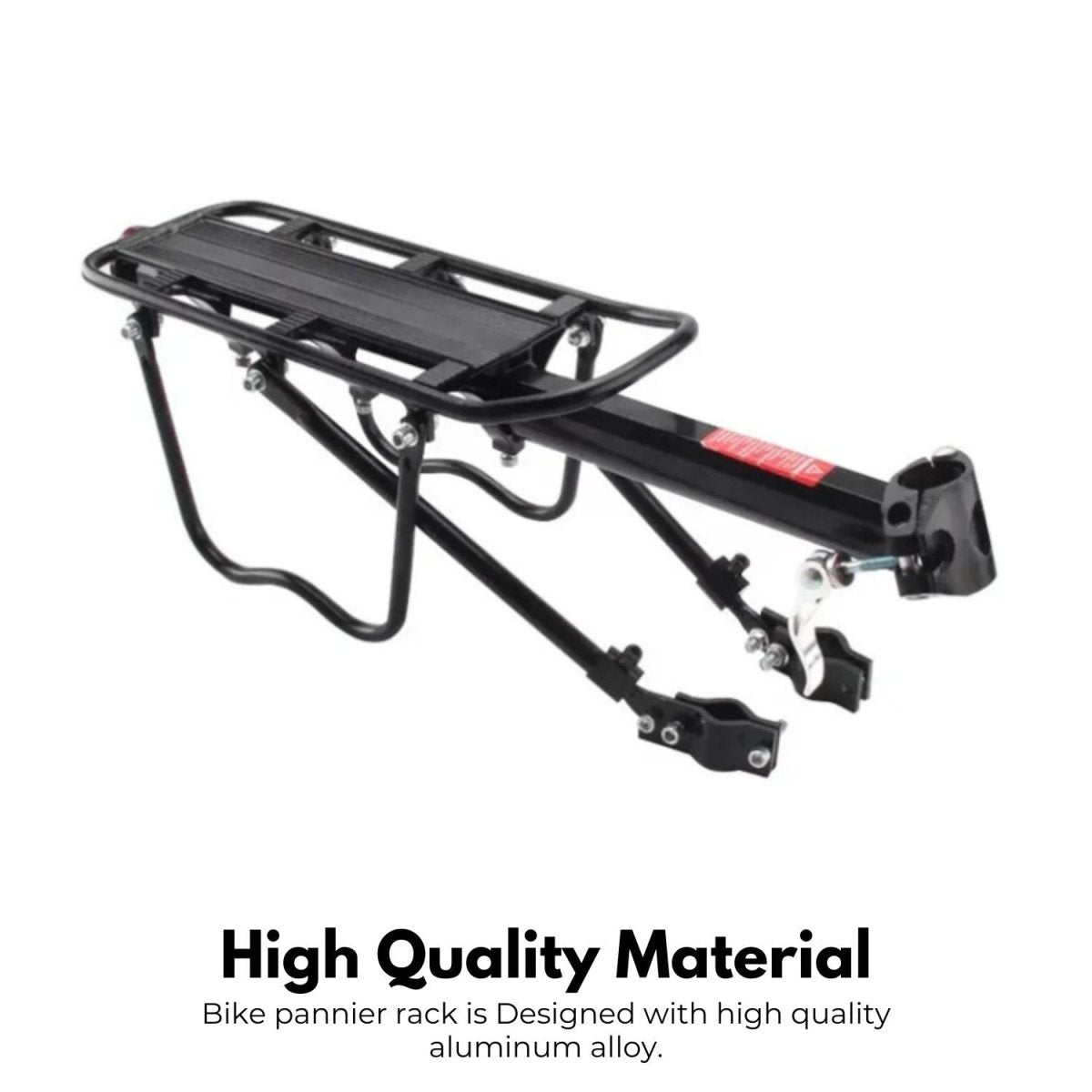 VERPEAK Bike Rear Rack (Black) - Outdoorium