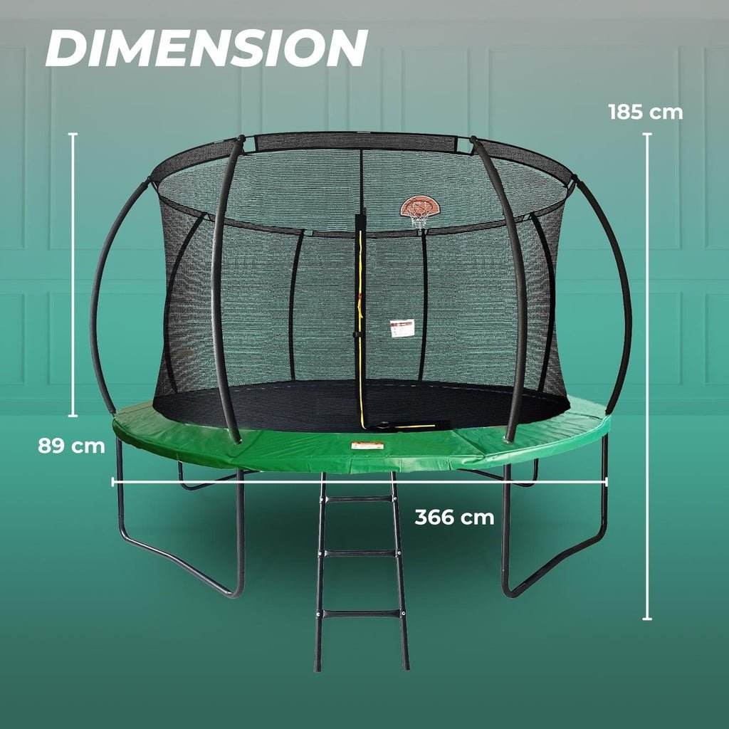 Verpeak Trampoline 12ft - Outdoorium