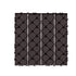 VEVOR Interlocking Deck Tiles, 10 Pack,12"x12" 10 sq. ft Plastic Waterproof Outdoor Flooring All Weather Use, Patio Floor Decking Covering Tiles for Porch Poolside Balcony Backyard, Dark Brown | Pet Care > Dog Supplies > Dog Playpens & Gates