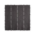 VEVOR Interlocking Deck Tiles, 36 Pack,11.6"x11.6" 36 sq. ft Plastic Waterproof Outdoor Flooring All Weather Use, Patio Floor Decking Covering Tiles for Porch Poolside Balcony Backyard, Dark Brown | Pet Care > Dog Supplies > Dog Playpens & Gates