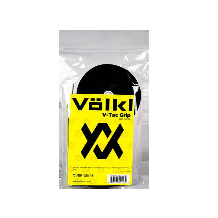 Volkl V - Tac Overgrip Bulk Tennis Badminton Squash Over Grip - Black (30 Pack) | Outdoorium