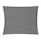 Wallaroo 280gsm Outdoor Square Sun Shade Sail Canopy Grey - 5m X 5m | Home & Garden > Shading