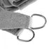 Wallaroo 280gsm Outdoor Sun Shade Sail Canopy Grey Square 2.5m X 2.5m - Outdoorium