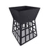 Wallaroo Outdoor Fire Pit for BBQ, Grilling, Cooking, Camping- Portable Brazier with Reversible Stand for Backyard - Outdoorium