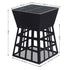 Wallaroo Outdoor Fire Pit for BBQ, Grilling, Cooking, Camping- Portable Brazier with Reversible Stand for Backyard - Outdoorium