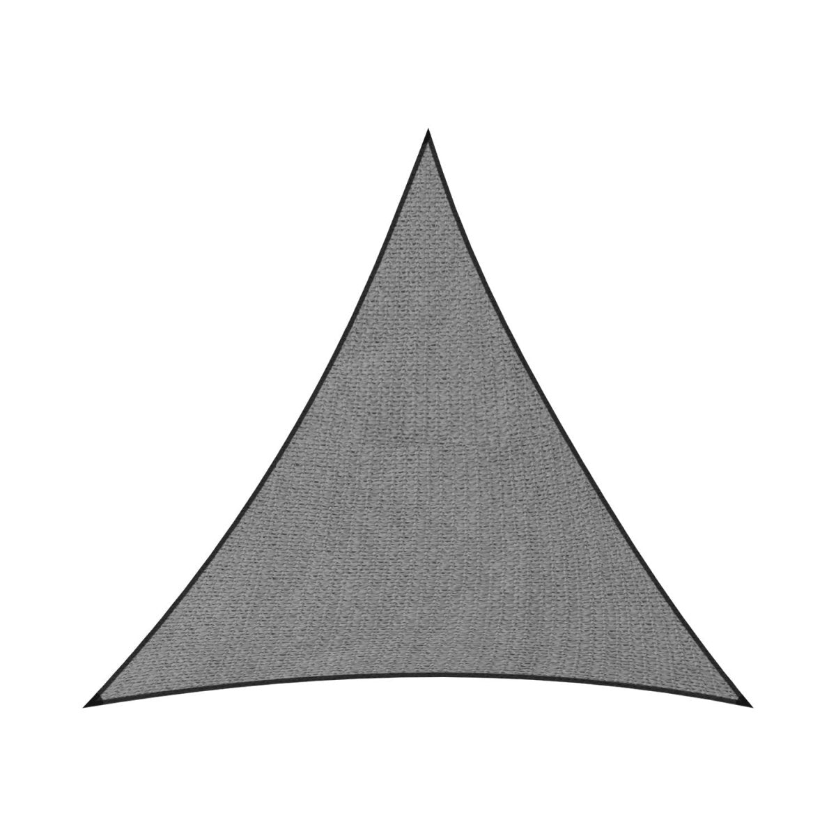 Wallaroo Outdoor Sun Shade Sail Canopy Grey Triangle 5 x 5 x 5M - Outdoorium