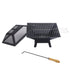 Wallaroo Portable Outdoor Fire Pit for BBQ, Grilling, Cooking, Camping - Outdoorium