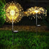 Warm White Fireworks 120 LED Fairy String Lights Starburst Solar Xmas Garden Night Lamp Hot NEW | Outdoorium