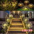 Warm White Fireworks 120 LED Fairy String Lights Starburst Solar Xmas Garden Night Lamp Hot NEW | Outdoorium