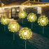 Warm White Fireworks 120 LED Fairy String Lights Starburst Solar Xmas Garden Night Lamp Hot NEW | Outdoorium