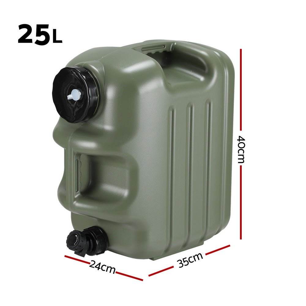 Weisshorn 25L Water Container Jerry Can Bucket Camping Outdoor Storage Tank | Outdoorium