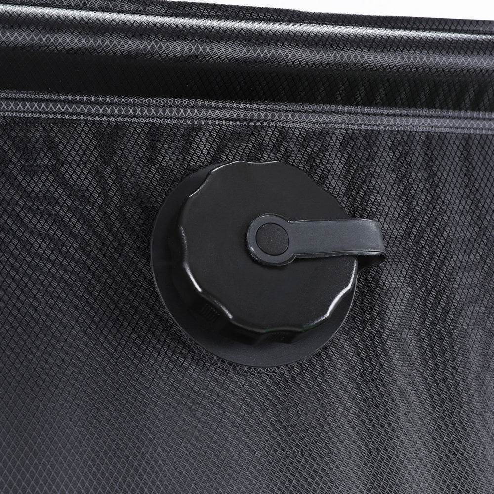 Weisshorn Camping Shower Bag 20L Set of 2 Portable Green Black | Outdoorium