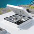 Weisshorn Caravan Roof Vent Fan Air Exhaust Hatch 12V RV Motorhome Camper White - Outdoorium