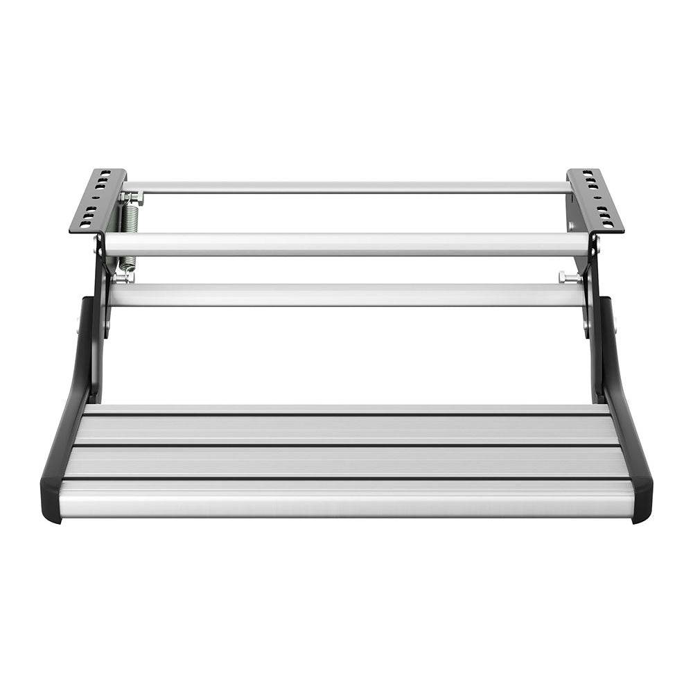 Weisshorn Caravan Step Pull Out Step Single Aluminium 200KG - Outdoorium