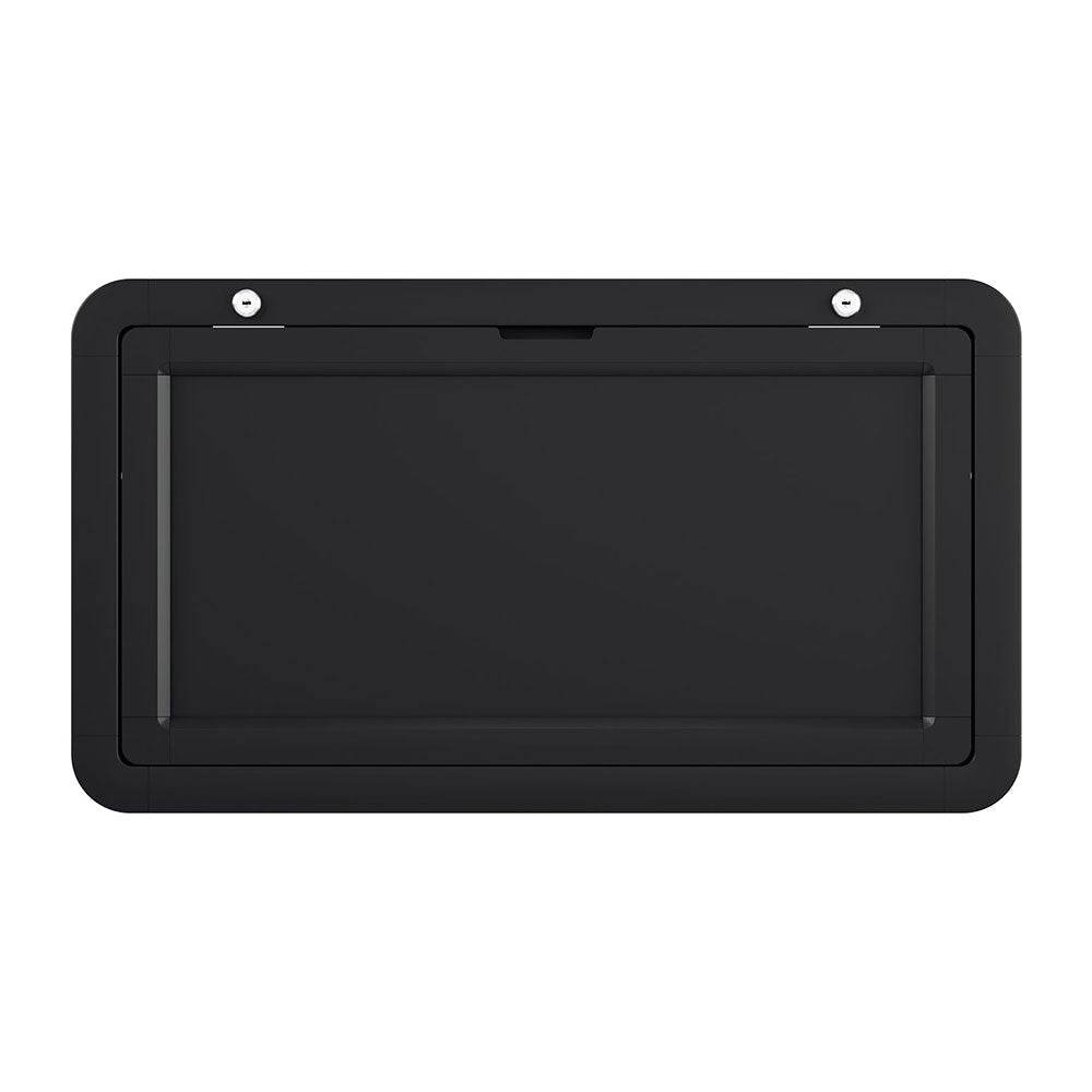 Weisshorn Caravan Table 800 x 450mm Folding Lockable Black - Outdoorium