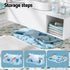 Weisshorn Foldable Bathtub PVC Spa Bucket Inflatable Cushion 134x65cm Blue - Outdoorium