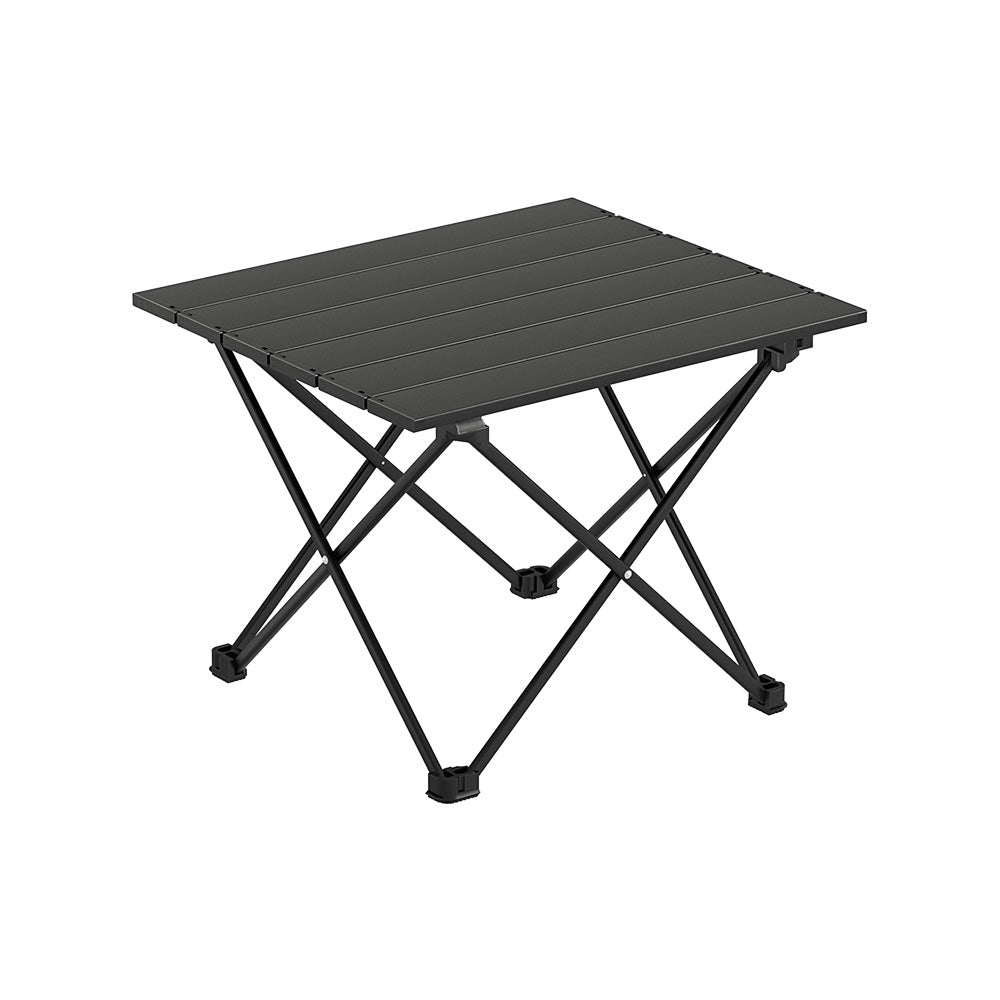 Weisshorn Folding Camping Table 40CM Roll Up Outdoor Picnic BBQ Aluminium Desk - Outdoorium