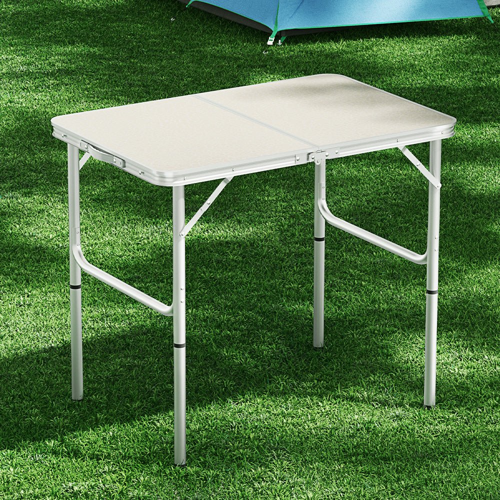 Weisshorn Folding Camping Table 90CM Adjustable Portable Outdoor Picnic Desk | Outdoorium