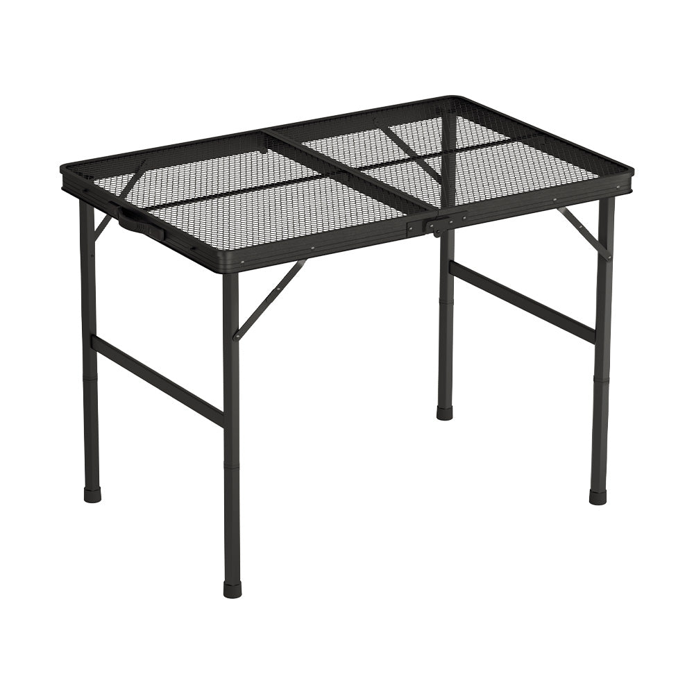 Weisshorn Folding Camping Table 90CM Portable Outdoor Picnic BBQ Aluminium Desk - Outdoorium