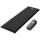 Weisshorn Self Inflating Mattress Camping Sleeping Mat Air Bed Pad Single Black | Outdoorium