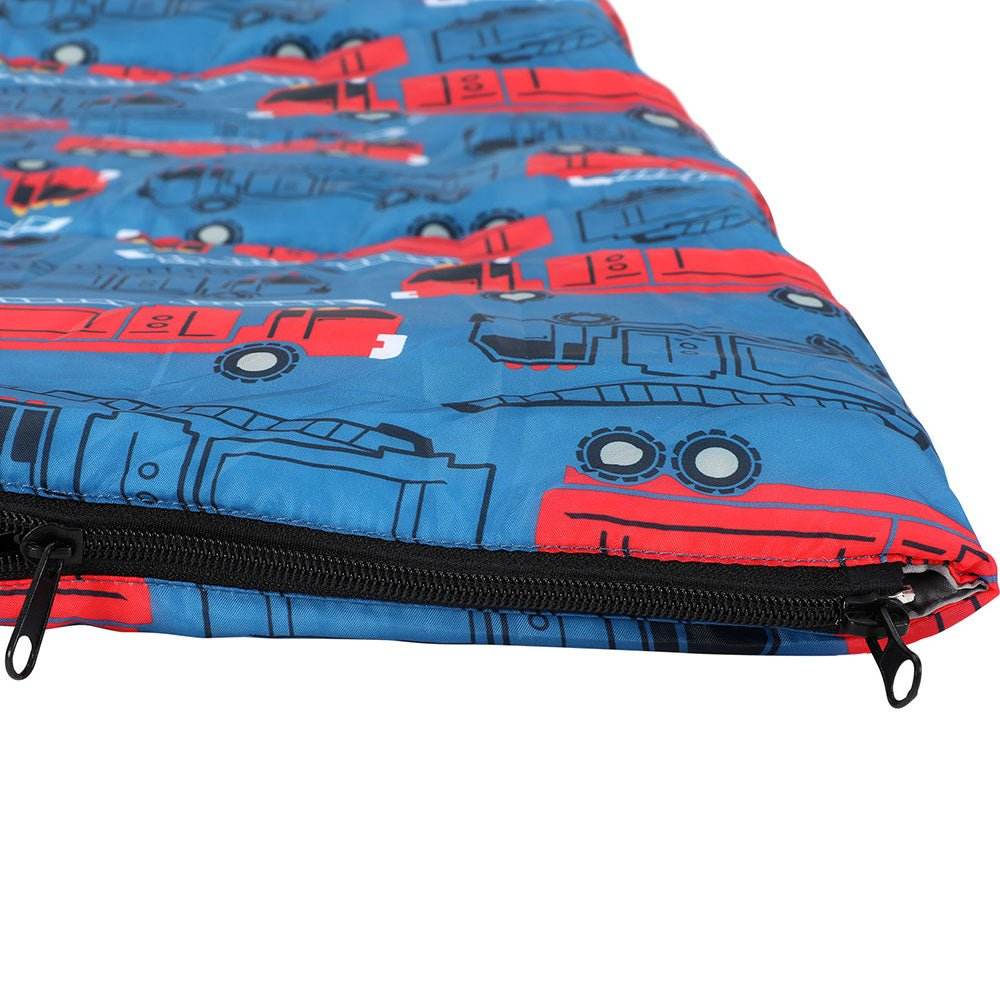 Weisshorn Sleeping Bag Kids Single Bags 180cm Thermal Camping Hiking Blue - Outdoorium