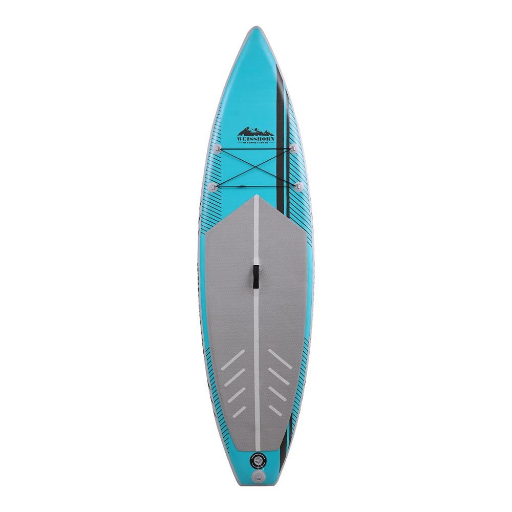 Weisshorn Stand Up Paddle Board 10.5ft Inflatable SUP Surfboard Paddleboard Kayak Surf Green - Outdoorium