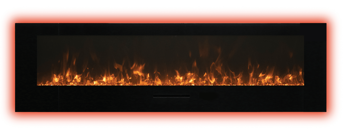 WM - FM - BG wall mount Electric Fireplace | Outdoorium