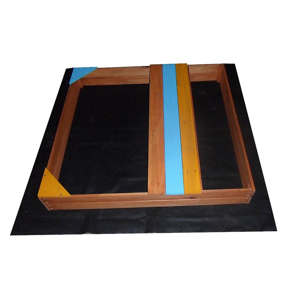 Wooden Kids Backyard Sandbox Children Outdoor Play Toy Sandpit - Outdoorium