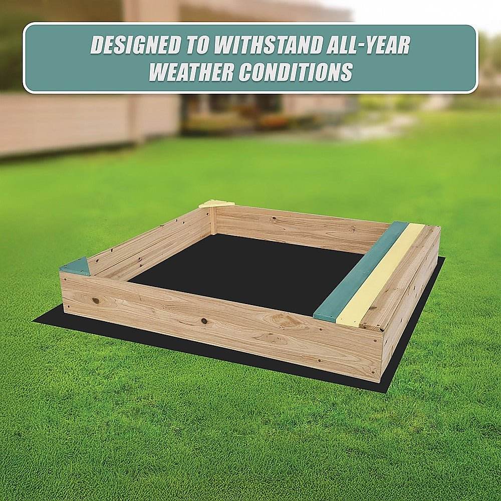 Wooden Kids Backyard Sandbox Children Outdoor Play Toy Sandpit | Outdoorium