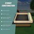 Wooden Kids Backyard Sandbox Children Outdoor Play Toy Sandpit | Outdoorium