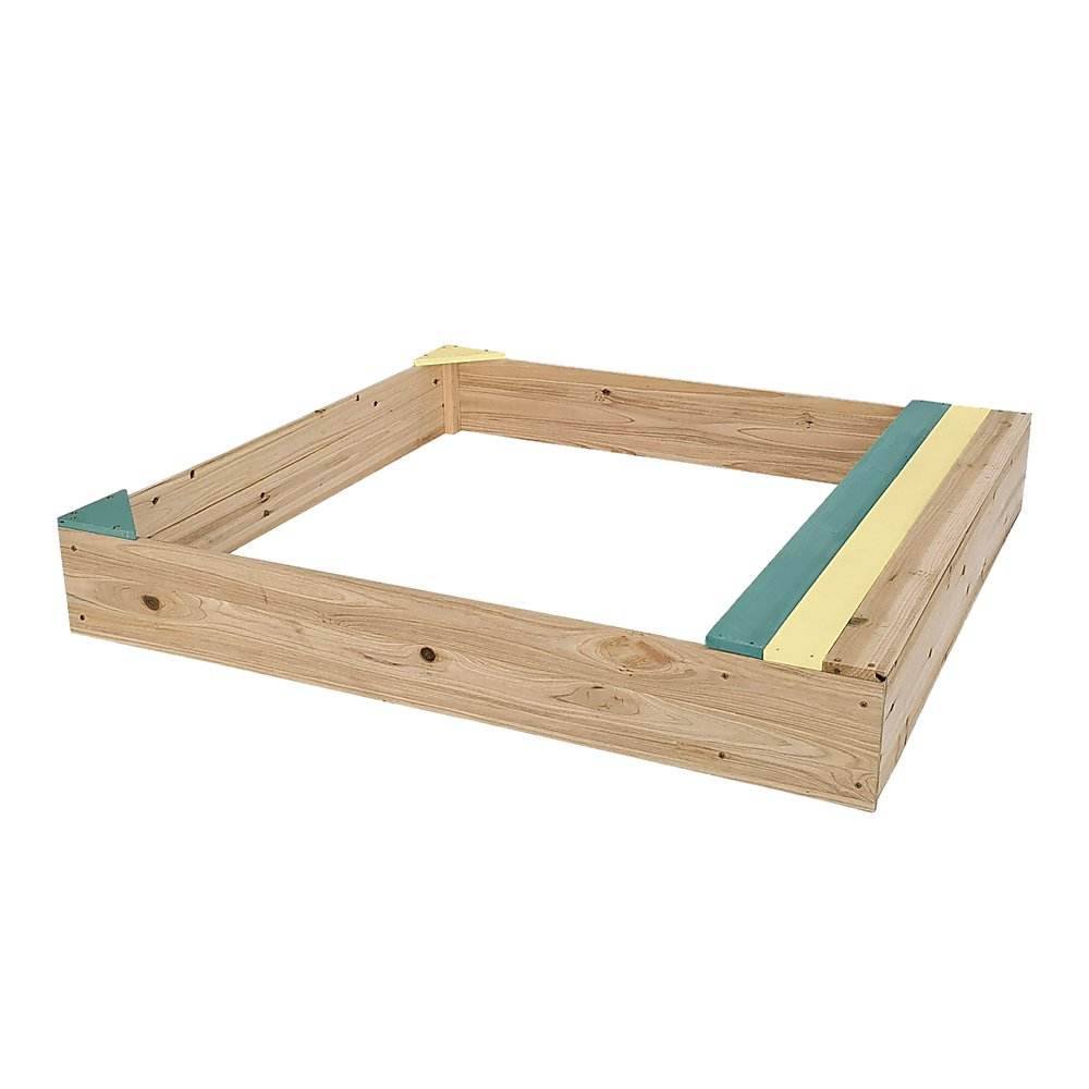 Wooden Kids Backyard Sandbox Children Outdoor Play Toy Sandpit - Outdoorium