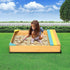 Wooden Kids Backyard Sandbox Children Outdoor Play Toy Sandpit - Outdoorium