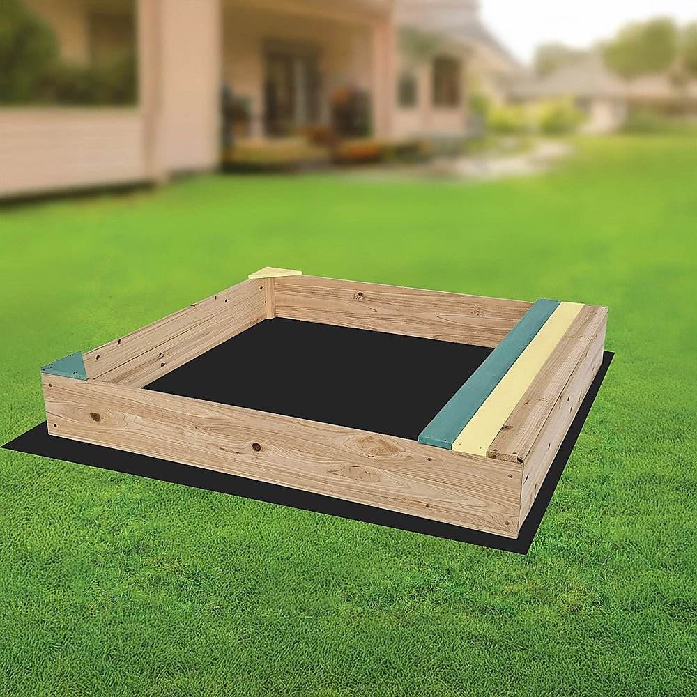 Wooden Kids Backyard Sandbox Children Outdoor Play Toy Sandpit | Outdoorium