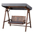 Wooden Swing Chair Garden Bench Canopy 3 Seater Outdoor Furniture | Home & Garden > Hammocks