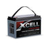 X-CELL 130Ah 12v Lithium Battery LiFePO4 Iron Phosphate Deep Cycle Camping 4WD - Outdoorium