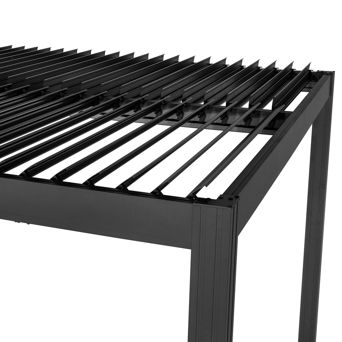 Yardtopia Elmont 3m x 4m Aluminium Adjustable Louvre Pergola | Outdoorium