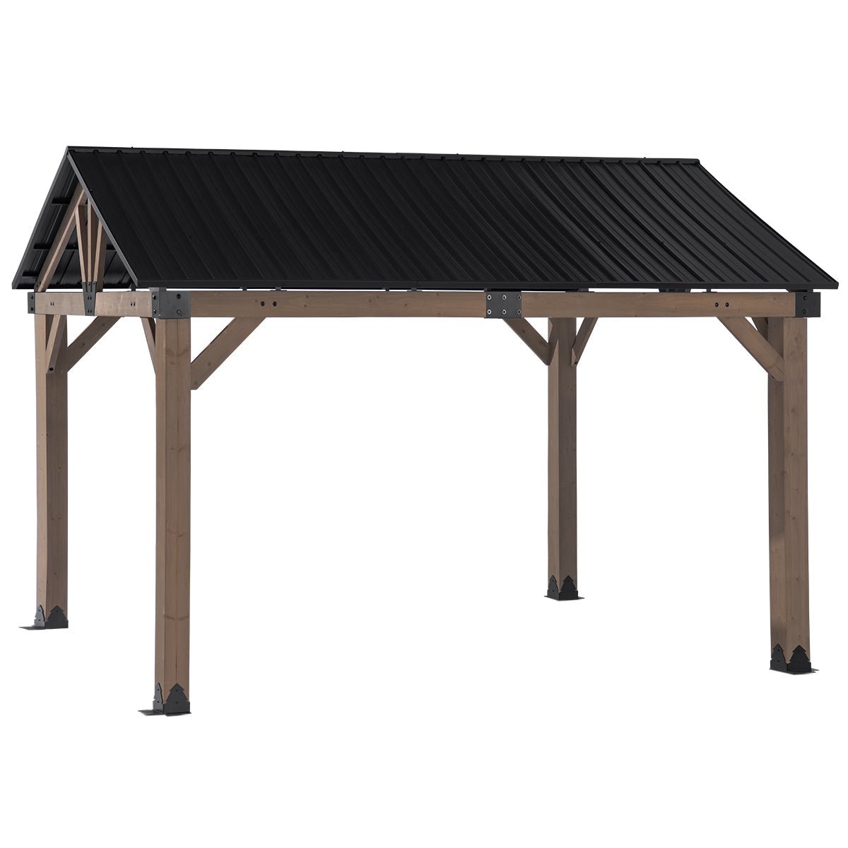 Yardtopia Fremantle 3.6m x 3m Timber & Steel Gable Roof Gazebo | Outdoorium