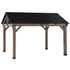Yardtopia Fremantle 3.6m x 3m Timber & Steel Gable Roof Gazebo | Outdoorium